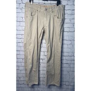 Rock Revival Beige Chino Pants Jeans Men’s Size 33x30.